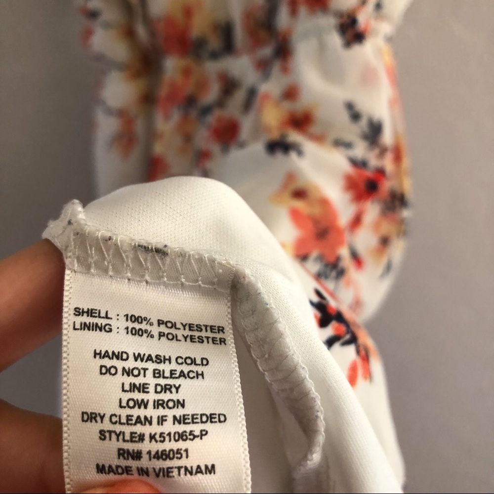 ❌SOLD❌HEARTS MONTEAU Floral Ruffle Cami Dress - Picture 4 of 5